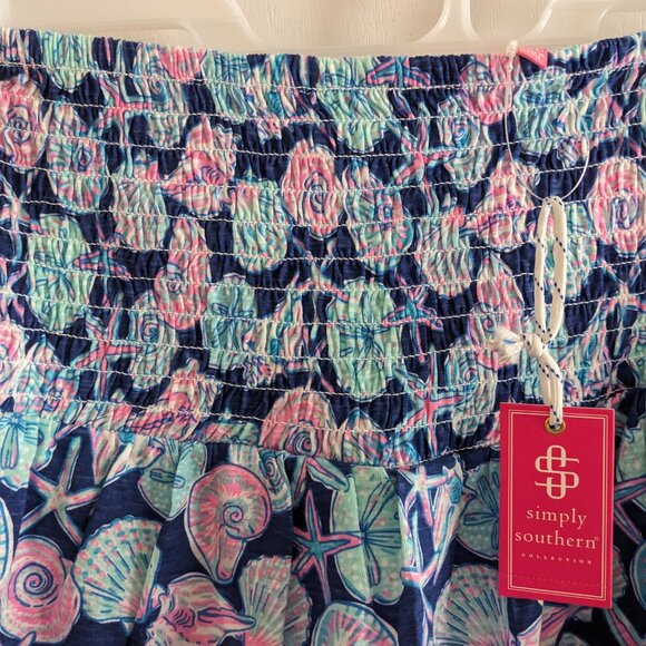 Simply Southern NWT Tiered Seashell Skirt Sz XXL - Picture 4 of 5